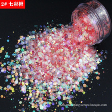 2020brightest  nice polyester chunky glitters  for ornament all festivals,Christmas,makeup as nail art,lipsticks,eye shadow etc